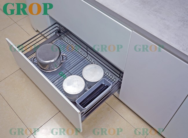 Kệ đựng xoong nồi hợp kim Sơn Nano