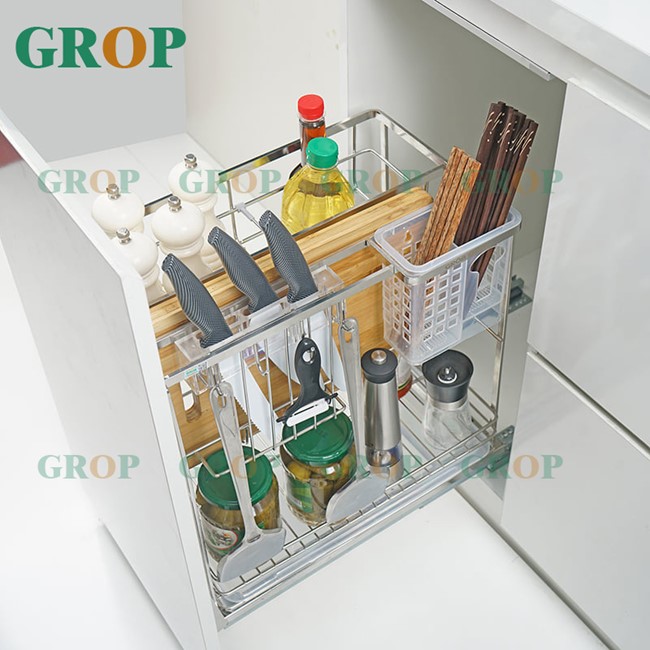 Giá dao thớt nan dẹt inox 304