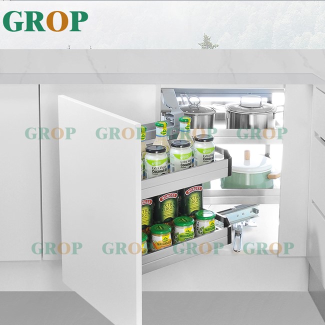 Kệ góc liên hoàn inox hộp