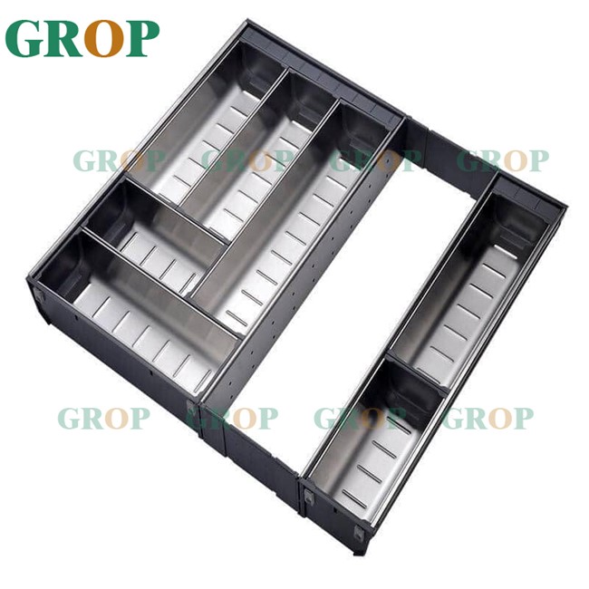 Khay chia thìa dĩa inox Không gỉ